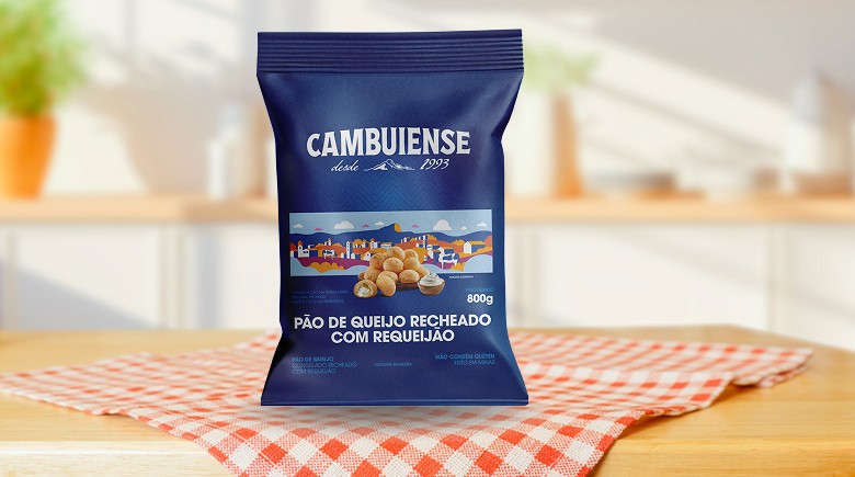 Pão de Queijo Recheado com Requeijão Cremoso